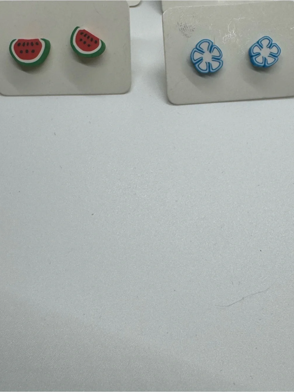 Kids Set of 4 -Safe Silicon Stud Earring Set -